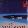 "Brian Wilson Imagination" in weißer Schrift auf einem blauen Hintergrund mit Sternen. Ein roter Aufkleber oben rechts., LP