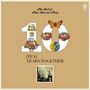 "The Best of Peter, Paul and Mary." "10 (TEN) YEARS TOGETHER." Große Ziffern mit Tier- und Blumencollagen. Unten ein Foto., LP