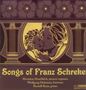 "Songs of Franz Schreker", Musiker: Hermine Haselböck, Wolfgang Holzmair, Russell Ryan. Illustration mit Frau und Kind in der Mitte., CD