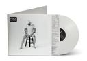 "MULE ORVILLE PECK" steht oben auf einem Cover mit einer Person, die auf einem Hocker sitzt, Vinyl im Hintergrund., LP