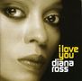 Im Bild steht "i love you diana ross" in gelber und weißer Schrift, daneben ist ein Porträt einer Frau., CD