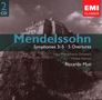 Felix Mendelssohn Bartholdy: Symphonien Nr.3-5, CD,CD