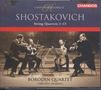 Dmitri Schostakowitsch (1906-1975): Streichquartette Nr.1-13, 4 CDs
