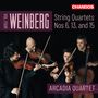 Mieczyslaw Weinberg (1919-1996): Streichquartette Vol.4 (Arcadia Quartet), CD