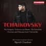 Texte: Tchaikovsky, BBC Scottish Symphony Orchestra, Alpesh Chauhan. Ein Mann schaut zur Seite; trägt Dunkelkleidung.