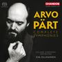 ARVO PÄRT: COMPLETE SYMPHONIES. Iceland Symphony Orchestra, Eva Ollikainen. Schwarz-Weiß-Porträt eines Mannes.