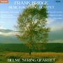 "Frank Bridge: Music for String Quartet. Delme String Quartet" steht vor einem Baum in einer weiten, grünen Landschaft., CD