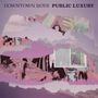 Text: "Downtown Boys Public Luxury". Illustration mit abstrakten rosa und violetten Formen und einem Fenster., CD