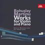 Bohuslav Martinu: Sämtliche Werke für Violine & Klavier, CD,CD,CD,CD