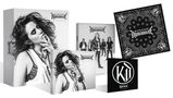 Kissin' Dynamite: Ecstasy (Deluxe-Box), 2 CDs, 1 Buch und 1 Merchandise