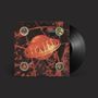 Text: "Pixies", "Bossanova".  
Illustration: Roter Planet im Weltraum, von Linien umkreist. Vinyl-Platte links im Bild., LP
