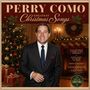 "Perry Como Greatest Christmas Songs" enthält eine Liste von Liedern. Ein Mann im Anzug vor einem festlich dekorierten Raum., LP
