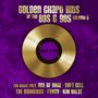 Text: "GOLDEN CHART HITS OF THE 80S & 90S VOLUME 6". Goldene Schallplatte auf lila Hintergrund.