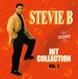 "STEVIE B, HIT COLLECTION VOL. 2, LIMITED COLOURED VINYL." Ein Mann in hellbraunem Sakko vor einem orangefarbenen Hintergrund., LP