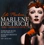 Lili Marleen. Marlene Dietrich. Ihre größten Hits. Dunkle Illustration einer Frau mit Perlenschmuck und rotem Lippenstift., LP