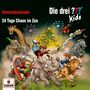Ulf Blanck: Die drei ??? Kids: Adventskalender - 24 Tage Chaos im Zoo, 3 CDs