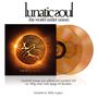 "Lunatic Soul: The World Under", gelber planetarer Entwurf, transparente gelb-rote marmorierte Schallplatten., 2 LPs