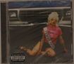 "Femme Fatale" steht auf einem Band um eine Person, die vor einem Auto kniet. Unten links: "Parental Advisory Explicit Content"., CD