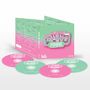 Der Text „NOW 12\" 80s: 1986 PART ONE“ ist prominent. Es zeigt eine Box mit CDs in Pastellfarben, pink und grün., 4 CDs