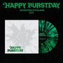 "Happy Burstday", "Seventeen 5th Album [LP]"; grünes Vinyl mit schwarzen Spritzern und passendem Albumcover., LP