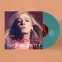 Aufschrift: "Sugar" und "Tift Merritt". Eine Frau mit langen Haaren schaut direkt nach vorne. Daneben eine blaue Vinyl-Schallplatte., LP