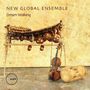 "NEW GLOBAL ENSEMBLE, Dream Walking" steht am oberen Rand. Ein Xylophon, eine Geige und eine Trommel sind aufgestellt.


, CD