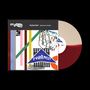 Text: „RFC“, „Graham Hunt“, „American Pyramid“. Illustration: Bunte Linien, abstrakte Formen, Vinyl mit halb roter Fläche., LP