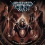 "Armoured Knight", "The Quest for the Sacred Melody", Illustration: Drei Figuren mit Kapuzen, Masken und einem Schwert., CD