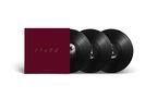Auf einem weinroten Cover steht "THE FAITH TOUR". Drei schwarze Schallplatten erscheinen dahinter., 3 LPs
