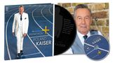 „Marathon“ und „Roland Kaiser“ stehen groß auf einem blau-weißen Hintergrund mit Laufbahn-Linien; CD daneben., 1 LP und 1 CD