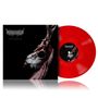 Texts: "ECHOES OF A FORLORN LAND".  
Rotes Vinyl, verziertes Logo, Hand hält blutigen Tierschädel., LP