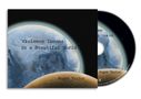 "Violence Insane in a Beautiful World" und "Roger Taylor" auf Erde-Mond-Illustration vor schwarzem Weltraumhintergrund., CD