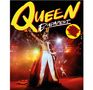 "Queen Budapest" in gelbem und weißem Text; Eine Person in Krone und Rot-Weißem Mantel mit erhobener Faust auf einer Bühne., Blu-ray Disc
