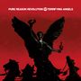 Text: "PURE REASON REVOLUTION TERRIFYING ANGELS". Eine Skulptur eines Engels vor rotem Himmel., CD