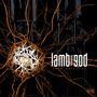 Text: "Lamb of God", "into oblivion". Illustration mit komplexem, drahtartigem Muster und zentraler Kugelstruktur., LP