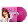 Text: "ANDREA BERG BEST OF. DAS REKORD ALBUM DAS KANN UNS KEINER NEHMEN." Cover zeigt lachende Frau in rosa Kleidung., 4 LPs