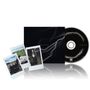 "Painstream" auf einem CD-Cover und der Disc. Drei Polaroid-Fotos, eins zeigt eine Landschaft., CD
