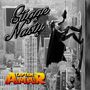 Text: "Stigge Nasty", "Captain Amar". Eine maskierte Figur klettert an einem Seil eine Hochhauswand hinauf., LP