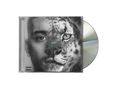 Der Text „ZAYN“ und „KONAIKOL“ steht auf einem Cover, das zur Hälfte ein Menschen- und zur Hälfte ein Leoparden-Gesicht zeigt., CD