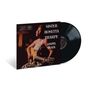 "Sister Rosetta Tharpe Gospel Train" steht auf einem Schallplattencover. Frau mit Gitarre, stilvoll gekleidet.