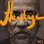 "Héritage vol 2" ist in gelber Schrift geschrieben. Das Bild zeigt das Gesicht eines ernst blickenden Mannes frontal., CD