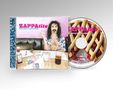 Auf der CD steht "ZAPPAtite – Frank Zappa's Tastiest Tracks". Sie zeigt einen Kirschtarte-Belag., CD