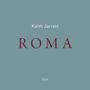 Text: "Keith Jarrett" oben, "ROMA" in Großbuchstaben mittig, "ECM" unten. Hintergrund in Blaugrau., CD