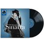 „Ultimate Sinatra“ steht auf einem blauen Albumcover. Ein Mann im Anzug tippt an seinen Hut. Eine Schallplatte ist daneben.