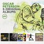 Oscar Peterson: 5 Original Albums (60 Jahre Verve), CD,CD,CD,CD,CD