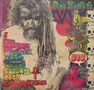Bunte Texte: "Electric Warlock Acid Witch Satanic Orgy Celebration Dispenser." Illustration mit Totenköpfen und psychedelischen Motiven., LP