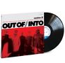 Covertext "OUT OF/INTO", darunter unscharfe, rot getönte Silhouetten von fünf Personen., LP