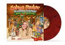 „Helene Fischer: Die schönsten Kinderlieder Winter- und Weihnachtszeit“ steht auf einem bunten Albumcover mit Weihnachtsmotiven., LP