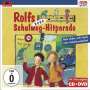 Rolf Zuckowski: Rolfs neue Schulweg-Hitparade, 1 CD-Audio + 1 DVD, 1 CD und 1 DVD