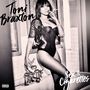 Texte: "Toni Braxton", "Sex & Cigarettes". Frau raucht, trägt schwarzen Badeanzug, lehnt an Badewanne., CD